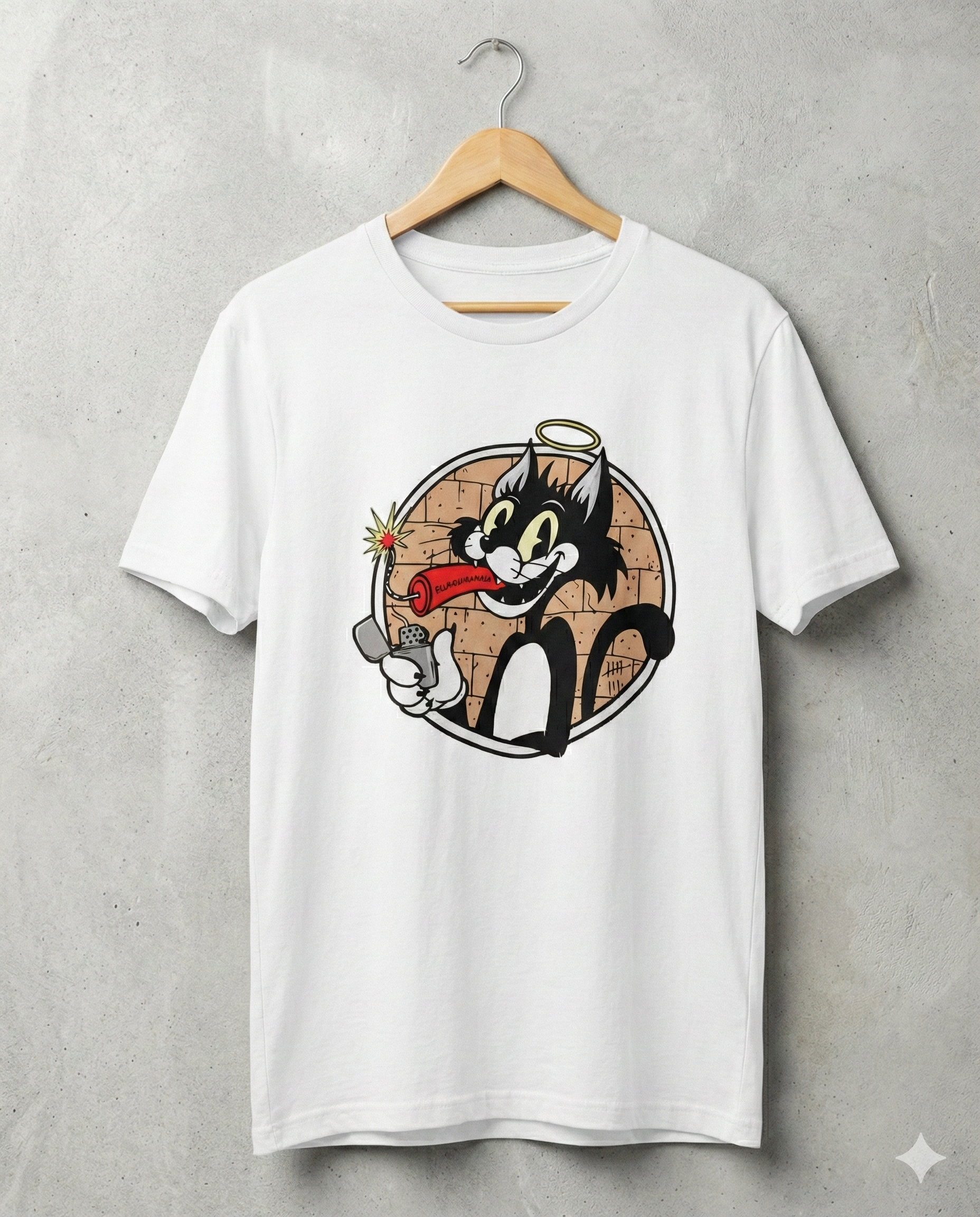 Remera Gato skater