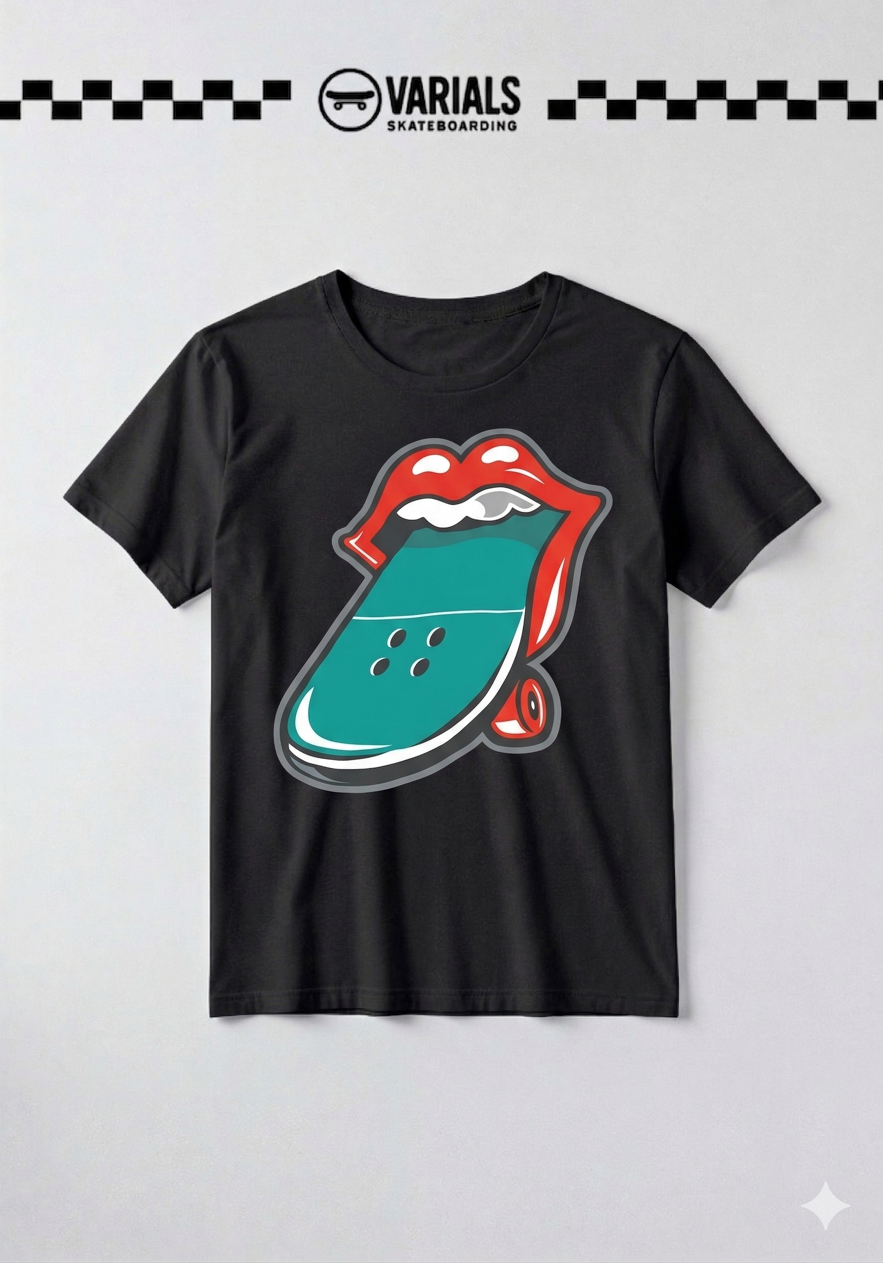 Remera lengua skate