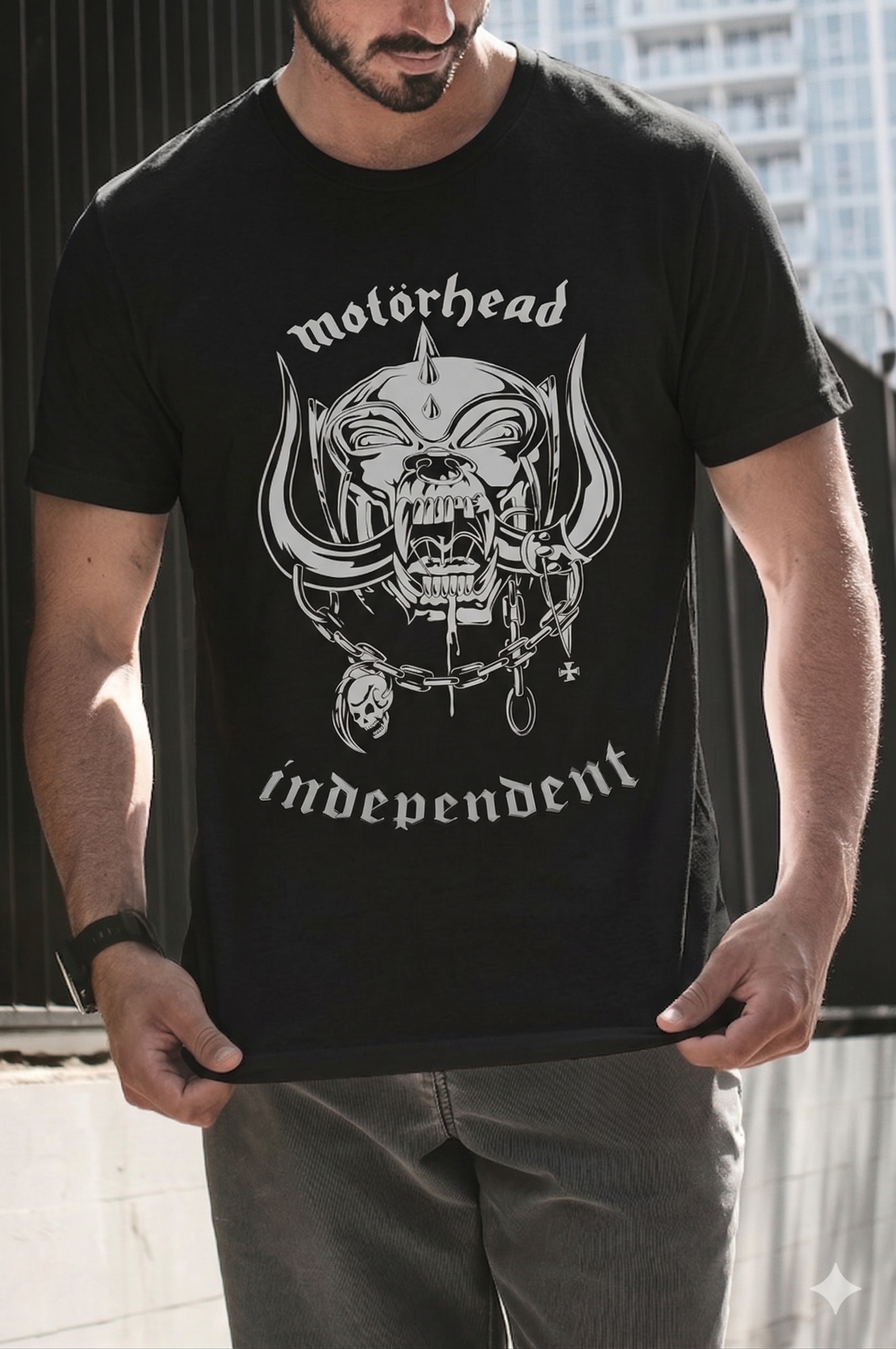 Remera  diseño " motorhead" independent